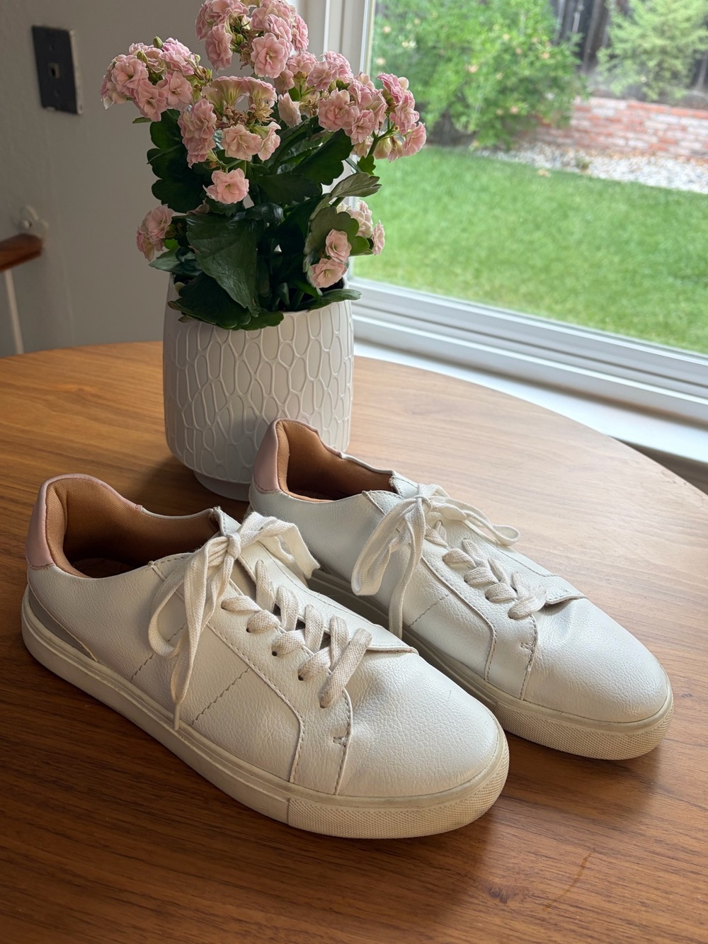 Dolce Vita White Low-Top Sneakers